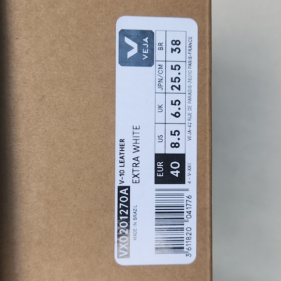 Veja V-10 Leather Sneakers - Picture 16 of 16